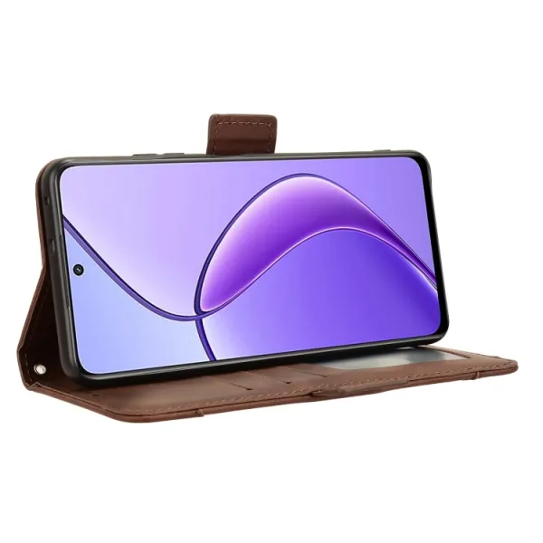 SLOT Peňaženkový obal pre Realme 12 5G / Realme 12x 5G hnedý