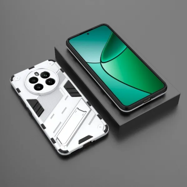 BIB Ochranný obal so stojanom Realme 12+ 5G biely