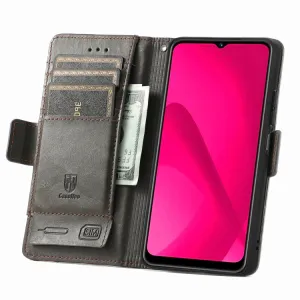 CASENEO Peňaženkové puzdro pre T Phone 2 šedé