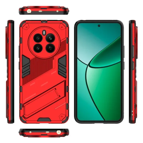 BIB Ochranný obal so stojanom Realme 12+ 5G červený