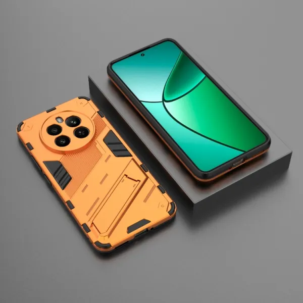 BIB Ochranný obal so stojanom Realme 12+ 5G oranžový