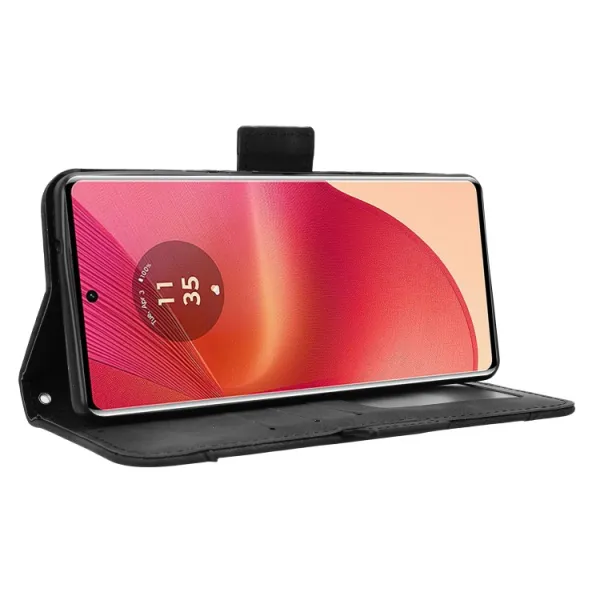 SLOT Peňaženkový obal pre Motorola Edge 50 Fusion čierny