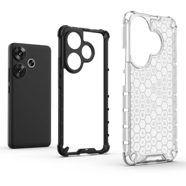 HONEYCOMB Ochranný kryt Xiaomi Poco F6 modrý
