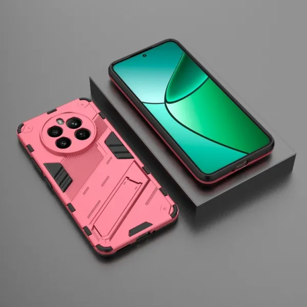 BIB Ochranný obal so stojanom Realme 12+ 5G ružový