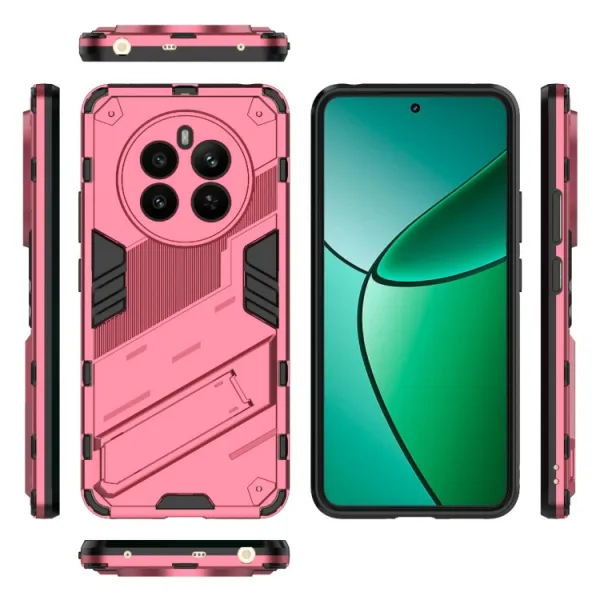 BIB Ochranný obal so stojanom Realme 12+ 5G ružový