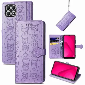 ART ANIMALS Peňaženkový obal pre T Phone 2 fialový