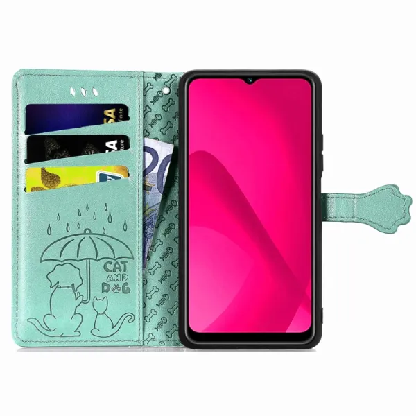 ART ANIMALS Peňaženkový obal pre T Phone 2 zelený