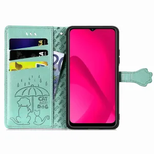 ART ANIMALS Peňaženkový obal pre T Phone 2 zelený