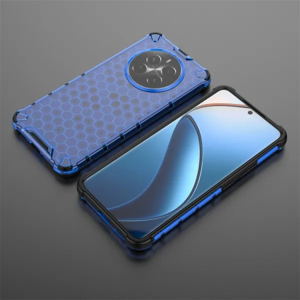 HONEYCOMB Ochranný kryt Realme 12+ 5G modrý