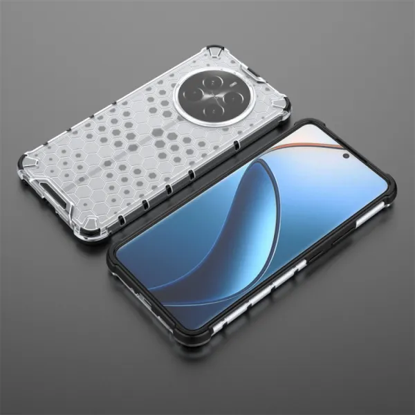 HONEYCOMB Ochranný kryt Realme 12+ 5G priehľadný