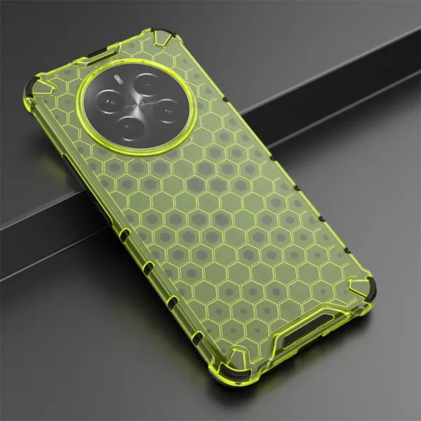 HONEYCOMB Ochranný kryt Realme 12+ 5G zelený