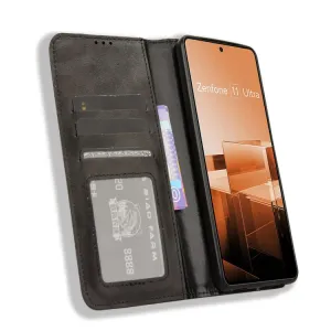 BUSINESS Peňaženkové puzdro pre Asus Zenfone 11 Ultra čierne