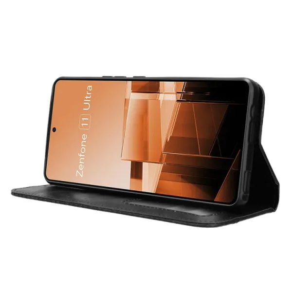 BUSINESS Peňaženkové puzdro pre Asus Zenfone 11 Ultra čierne