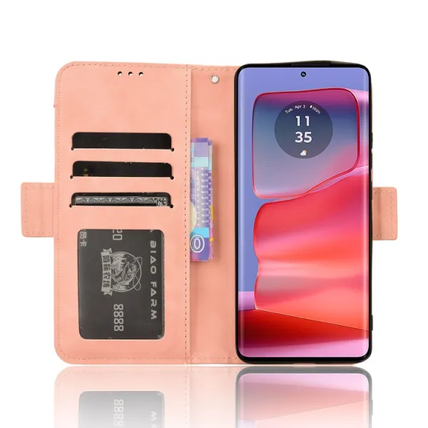 SLOT Peňaženkový obal pre Motorola Edge 50 Pro ružový