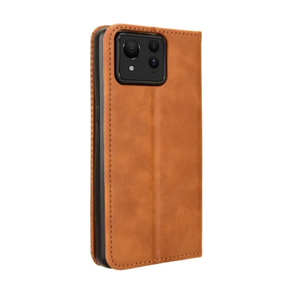 BUSINESS Peňaženkové puzdro pre Asus Zenfone 11 Ultra hnedé