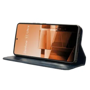 BUSINESS Peňaženkové puzdro pre Asus Zenfone 11 Ultra modré