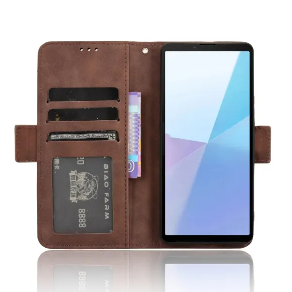 SLOT Peňaženkový obal pre Sony Xperia 10 VI hnedý
