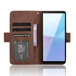 SLOT Peňaženkový obal pre Sony Xperia 10 VI hnedý