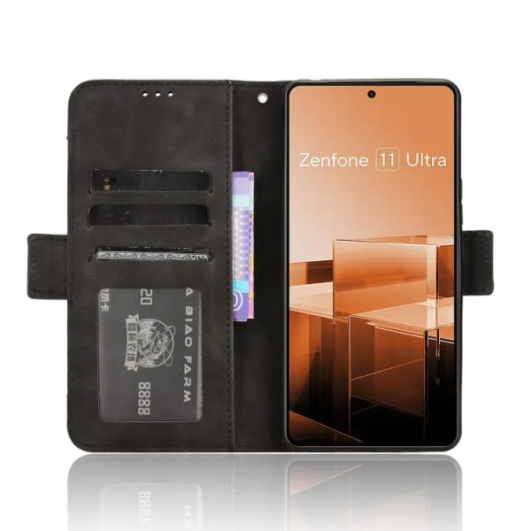 SLOT Peňaženkový obal pre Asus Zenfone 11 Ultra čierny