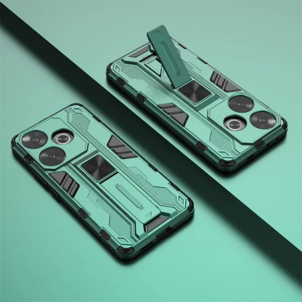 SUPERSONIC Odolný obal pre Xiaomi Poco F6 zelený