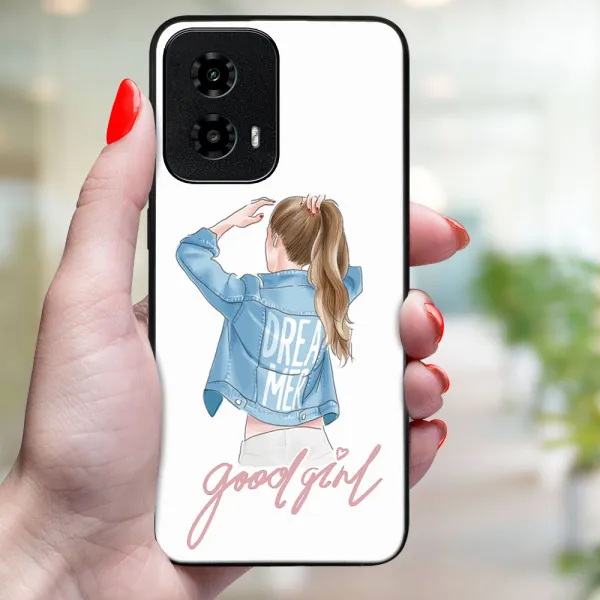 MY ART Ochranný kryt pre Motorola Moto G34 5G GOOD GIRL (130)