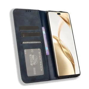 BUSINESS Peňaženkový kryt pre Honor 200 Pro modrý