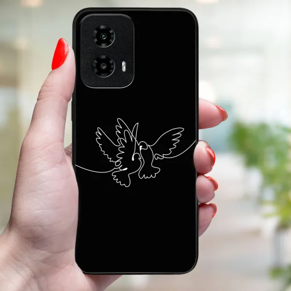 MY ART Ochranný kryt pre Motorola Moto G34 5G WHITE DOVE (195)