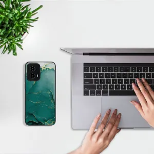 MY ART Ochranný kryt pre Motorola Moto G34 5G GREEN MARBLE (145)