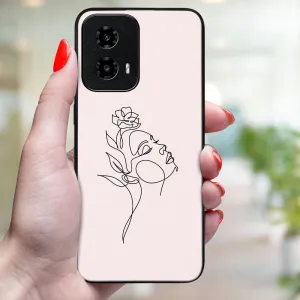 MY ART Ochranný kryt pre Motorola Moto G34 5G ROSE GIRL (198)