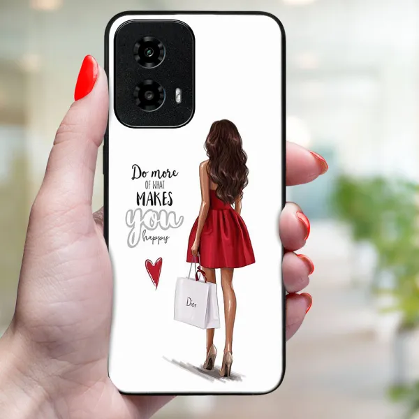 MY ART Ochranný kryt pre Motorola Moto G34 5G RED DRESS (137)