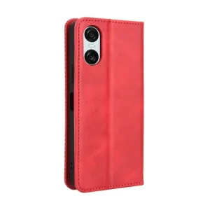 BUSINESS Peňaženkové puzdro pre Sony Xperia 10 VI červené