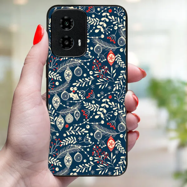MY ART Kryt s vianočným dizajnom Motorola Moto G34 5G MISTLETOE (070)