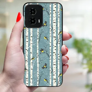MY ART Kryt s vianočným dizajnom Motorola Moto G34 5G BIRCH (072)