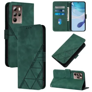 TRIANGLE Peňaženkové puzdro s remienkom HTC U24 Pro zelené