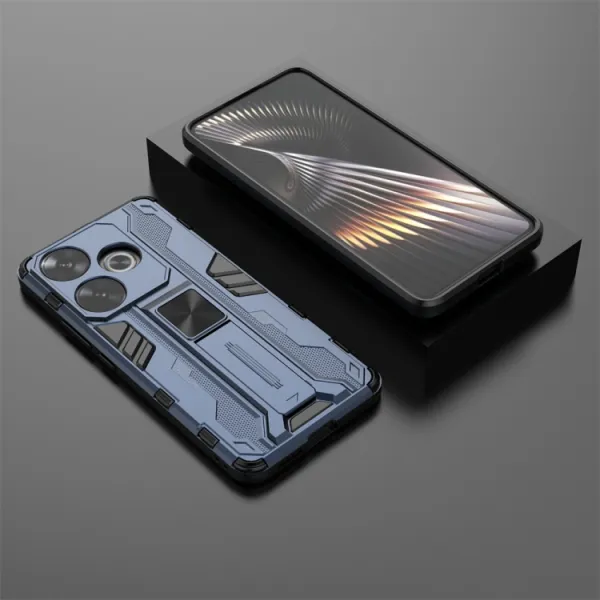 SUPERSONIC Odolný obal pre Xiaomi Poco F6 modrý