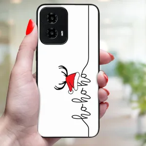 MY ART Kryt s vianočným dizajnom Motorola Moto G34 5G HOHOHO (073)