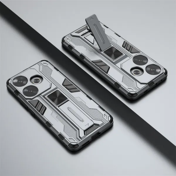 SUPERSONIC Odolný obal pre Xiaomi Poco F6 šedý