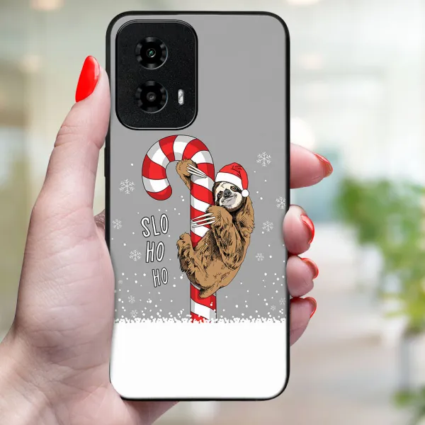 MY ART Kryt s vianočným dizajnom Motorola Moto G34 5G CANDY (076)