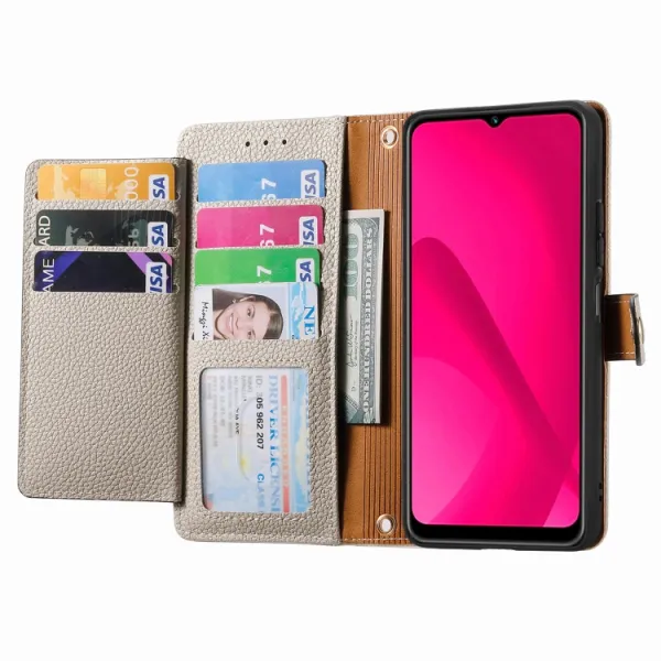HEART Peňaženkové puzdro pre T Phone 2 šedé