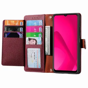 HEART Peňaženkové puzdro pre T Phone 2 červené