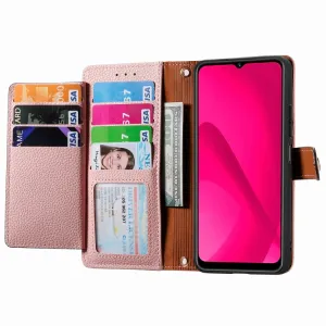 HEART Peňaženkové puzdro pre T Phone 2 ružové