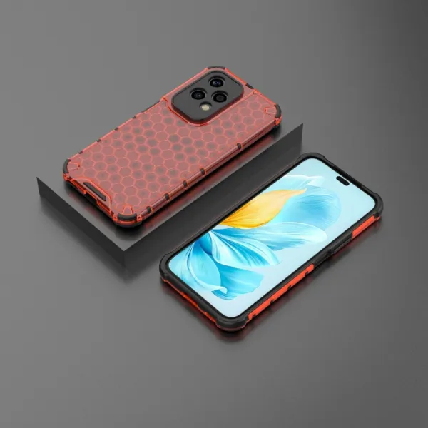 HONEYCOMB Ochranný kryt Honor 200 Lite červený