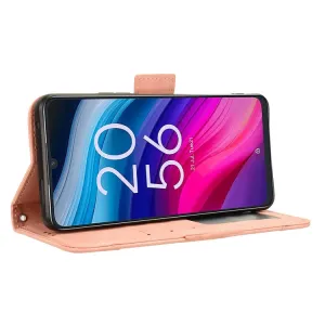 SLOT Peňaženkový obal pre TCL 505 ružový
