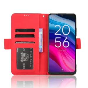 SLOT Peňaženkový obal pre TCL 505 červený