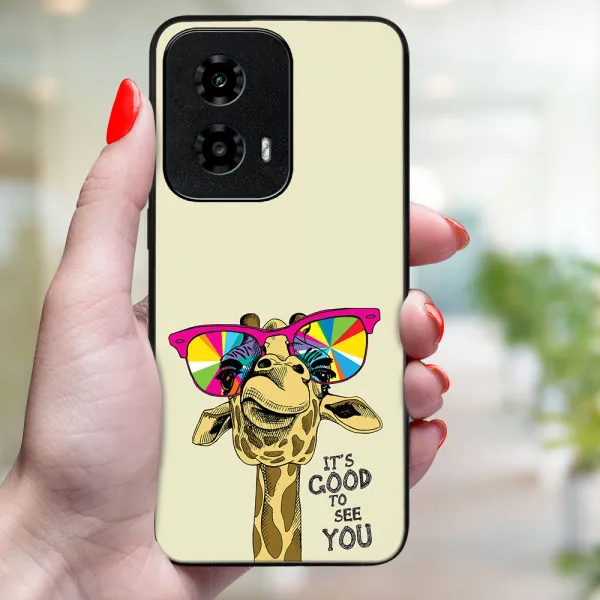 MY ART Ochranný kryt pre Motorola Moto G04 / G24 / G24 Power GIRAFFE (180)