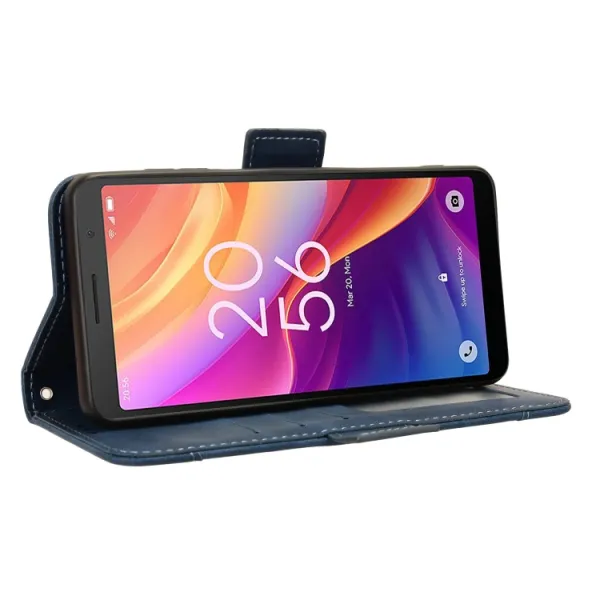 SLOT Peňaženkový obal pre TCL 501 modrý