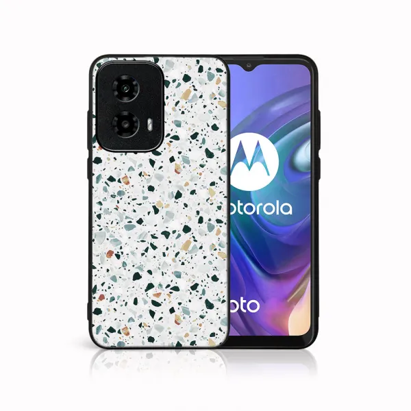 MY ART Ochranný kryt pre Motorola Moto G04 / G24 / G24 Power GREY TERRAZZO (163)