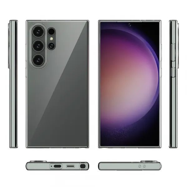 TPU Ochranný kryt pre Samsung Galaxy S24 Ultra 5G priehľadný