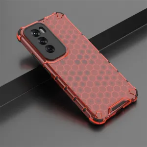 HONEYCOMB Ochranný kryt Oppo Reno12 Pro 5G červený