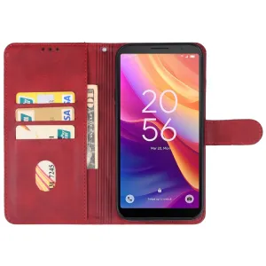 SMOOTH Peňaženkové puzdro pre TCL 501 červené